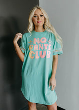 Load image into Gallery viewer, No Pants Club Mint Oversized Sleep Shirt
