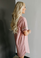 Load image into Gallery viewer, They Don&#39;t Know Mauve Oversized Sleep Shirt
