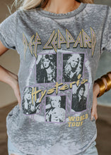 Load image into Gallery viewer, Def Leppard Hysteria Grey Graphic Tee
