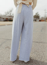 Load image into Gallery viewer, Wide Flare Leg Lounge Pants - Heather Grey
