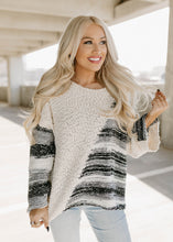 Load image into Gallery viewer, Ivory &amp; Oreo Multi Sweater
