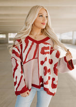 Load image into Gallery viewer, Strawberry Sunrise Morning Mix Sweater
