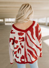 Load image into Gallery viewer, Strawberry Sunrise Morning Mix Sweater
