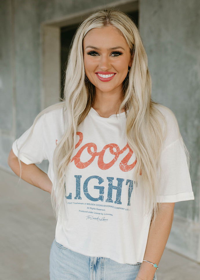 Coors Light™ Official 1980 Oversized Cropped Tee