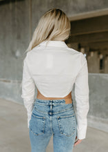 Load image into Gallery viewer, Sunday Brunch White Button Top
