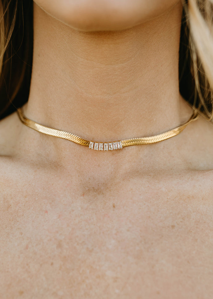 Parker Gold Snake Chain Necklace