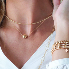 Load image into Gallery viewer, Classic 14kt Gold Beaded Signature Choker Necklace
