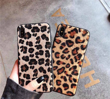 Load image into Gallery viewer, Faux Leopard iPhone Case Cover
