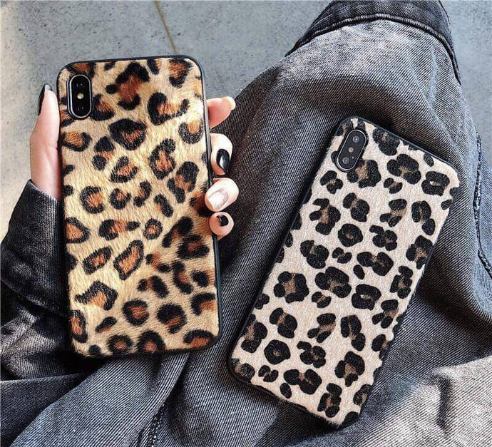 Faux Leopard iPhone Case Cover