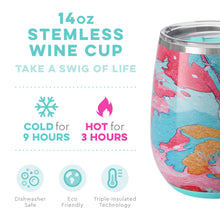 Load image into Gallery viewer, Swig 14 Oz Cotton Candy Stemless Wine Cup
