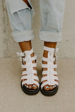 Load image into Gallery viewer, Dirty Laundry Fun Stuff White Croc Heeled Sandal
