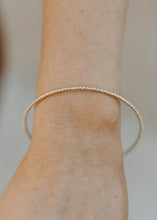 Load image into Gallery viewer, Classic 14kt Gold Bead Bangle Bracelet
