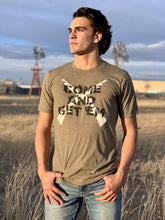 Load image into Gallery viewer, Come and Get &#39;Em Vintage Sage Tee (Men&#39;s)
