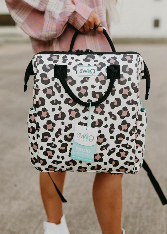 Swig Luxy Leopard PACKI Backpack Cooler