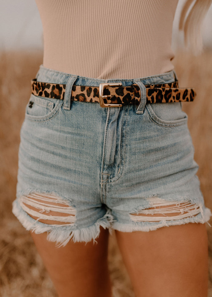 Leopard Wild About You Leather Belt