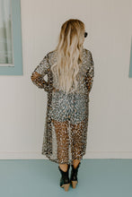 Load image into Gallery viewer, Always On My Mind Long Leopard Cardigan - vintageleopard
