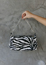 Load image into Gallery viewer, To the Point Zebra Shoulder Bag
