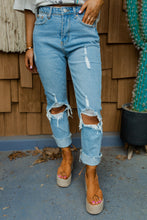 Load image into Gallery viewer, Liv Destroyed High Rise Jeans
