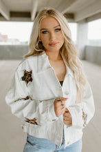 Load image into Gallery viewer, Wild Weekend Ivory &amp; Leopard Star Jacket
