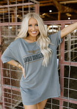 Load image into Gallery viewer, Hardly Dangerous Oversized Grey Tee
