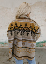 Load image into Gallery viewer, Mustard &amp; Tan Aztec Jacket
