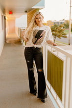 Load image into Gallery viewer, Dear John Rosie Maxfield Black Distressed Flare Jeans
