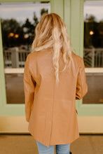 Load image into Gallery viewer, Boss Babe Camel Blazer Coat
