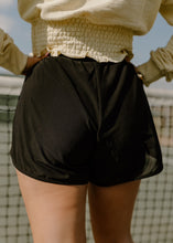 Load image into Gallery viewer, Black Mesh Active Shorts - vintageleopard
