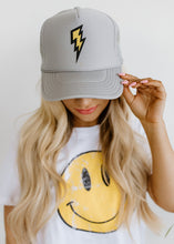 Load image into Gallery viewer, Lightning Bolt Patch Trucker Hat
