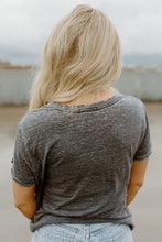 Load image into Gallery viewer, Dreamer Wild &amp; Free Washed Graphic Grey Tee

