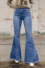 Load image into Gallery viewer, Gigi Flare Color Block Denim Jeans
