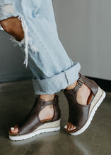 Load image into Gallery viewer, Corky&#39;s Sugar City Brown Braided Wedge
