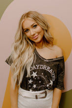 Load image into Gallery viewer, Daydreamer Star Washed Charcoal Tee
