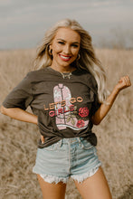 Load image into Gallery viewer, Let&#39;s Go Girls Charcoal Tee
