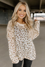 Load image into Gallery viewer, Brown &amp; Mustard Leopard Sweater
