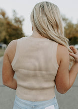 Load image into Gallery viewer, Knit Sweater Crew Top - Nude
