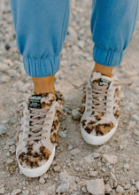 Load image into Gallery viewer, Vintage Havana Snuggle Leopard Fur &amp; Leather Sneakers
