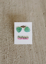 Load image into Gallery viewer, Mermaid Triangle Druzy Sparkle Stud Earrings - Multiple Colors

