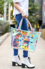 Load image into Gallery viewer, Iridescent Mint Rainbow Tote - Today I Choose Joy
