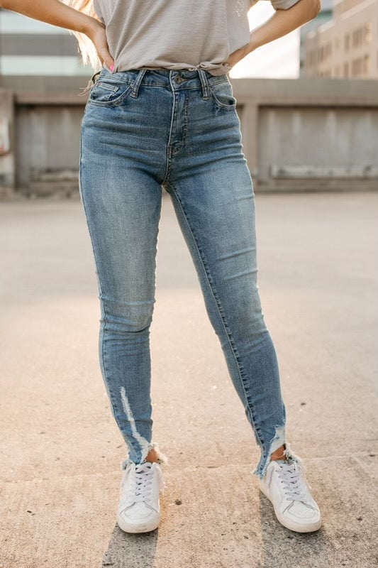 Kia Medium Mid Rise Skinny Jeans