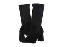 Load image into Gallery viewer, Sbicca Noelani Black Corduroy Mid Calf Boot
