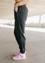 Load image into Gallery viewer, Dear John Jacey Drawstring Black Joggers
