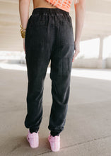 Load image into Gallery viewer, Dear John Jacey Drawstring Black Joggers
