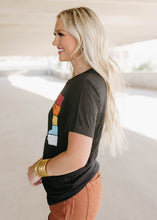 Load image into Gallery viewer, Shadowed Buffalo Graphic Black Tee

